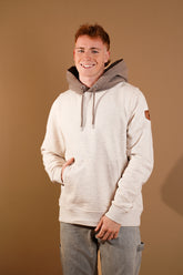Sweat à capuche Jaxon Heather Oatmeal